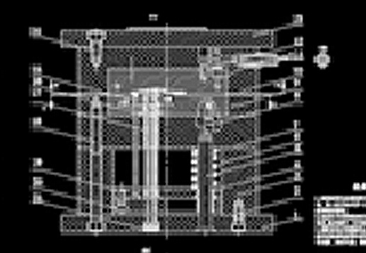 Injection molding design drawing