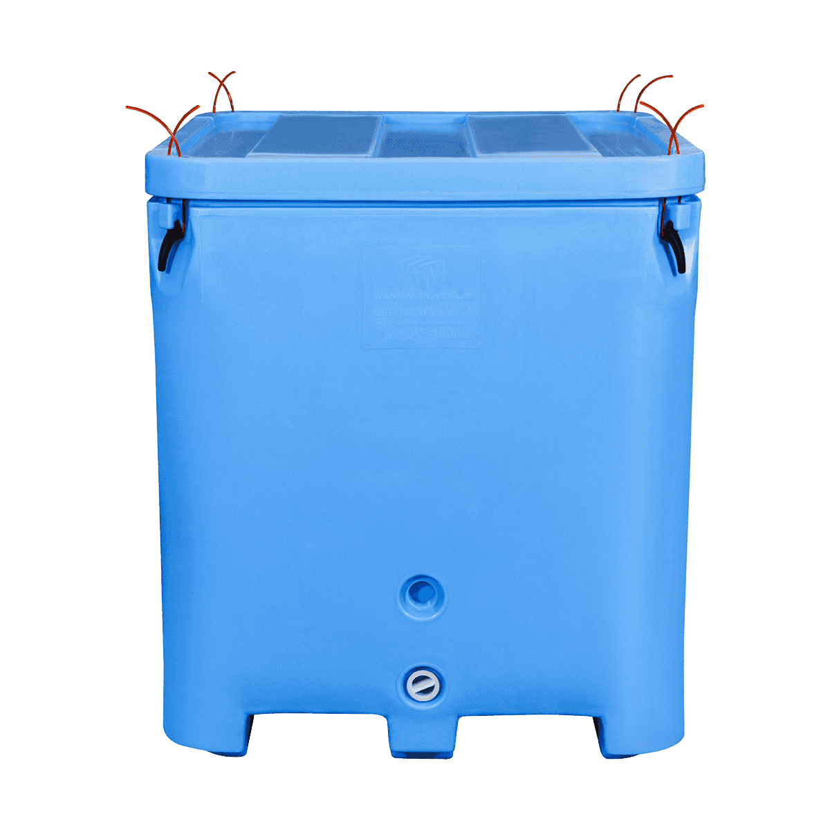 AF-1000L Insulated Fish Totes Seafood Industrial Use Plastic Containers