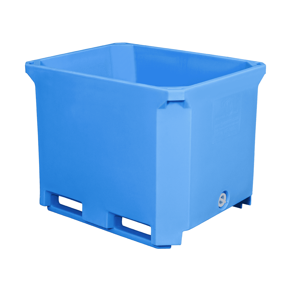 AF-380L Buggy Meat Cart With Wheels Meat/poultry Industrial Use Plastic Containers