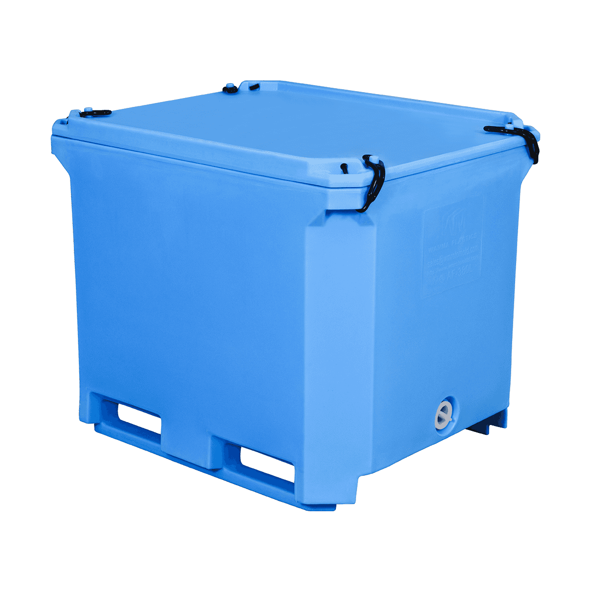 AF-380L Buggy Meat Cart With Wheels Meat/poultry Industrial Use Plastic Containers
