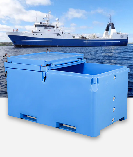 Extra large size boats use containers